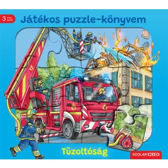 Játékos puzzle-könyvem: Tűzoltóság - Steffi Korda