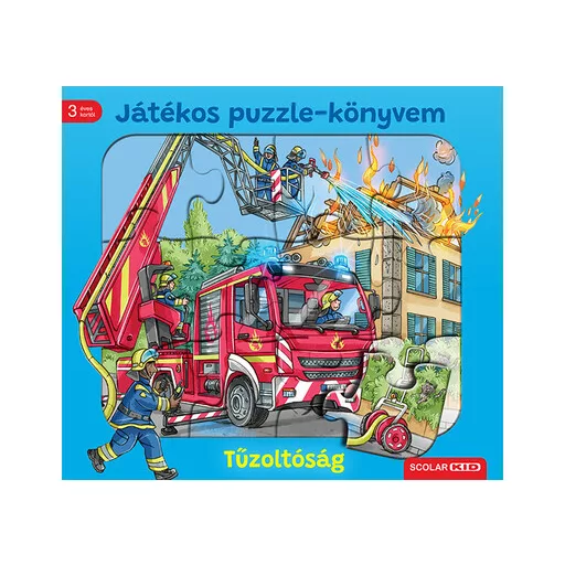 Játékos puzzle-könyvem: Tűzoltóság - Steffi Korda