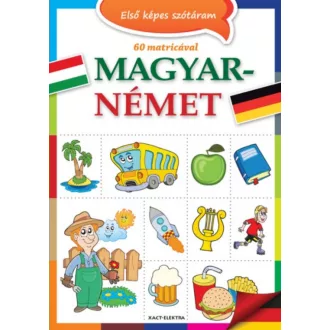 Első képes szótáram - Magyar-német - 60 matricával