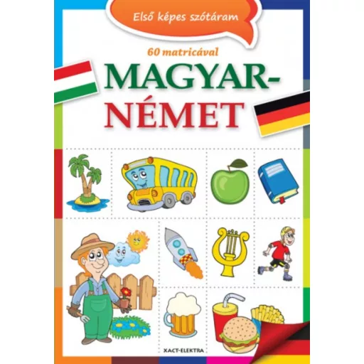 Első képes szótáram - Magyar-német - 60 matricával