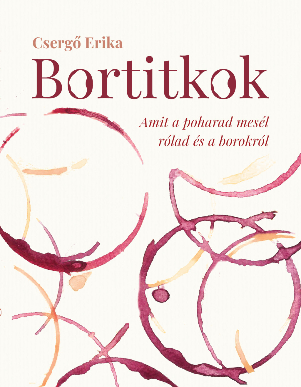 Bortitkok - Amit a poharad mesél rólad és a borokról - Csergő Erika Bortitkok - Amit a poharad mesél rólad és a borokról - Csergő Erika