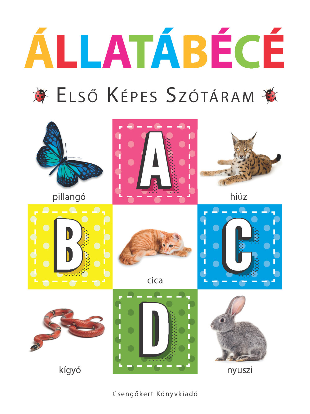 Állatábécé - Első képes szótáram - Szivacskönyv Állatábécé - Első képes szótáram - Szivacskönyv