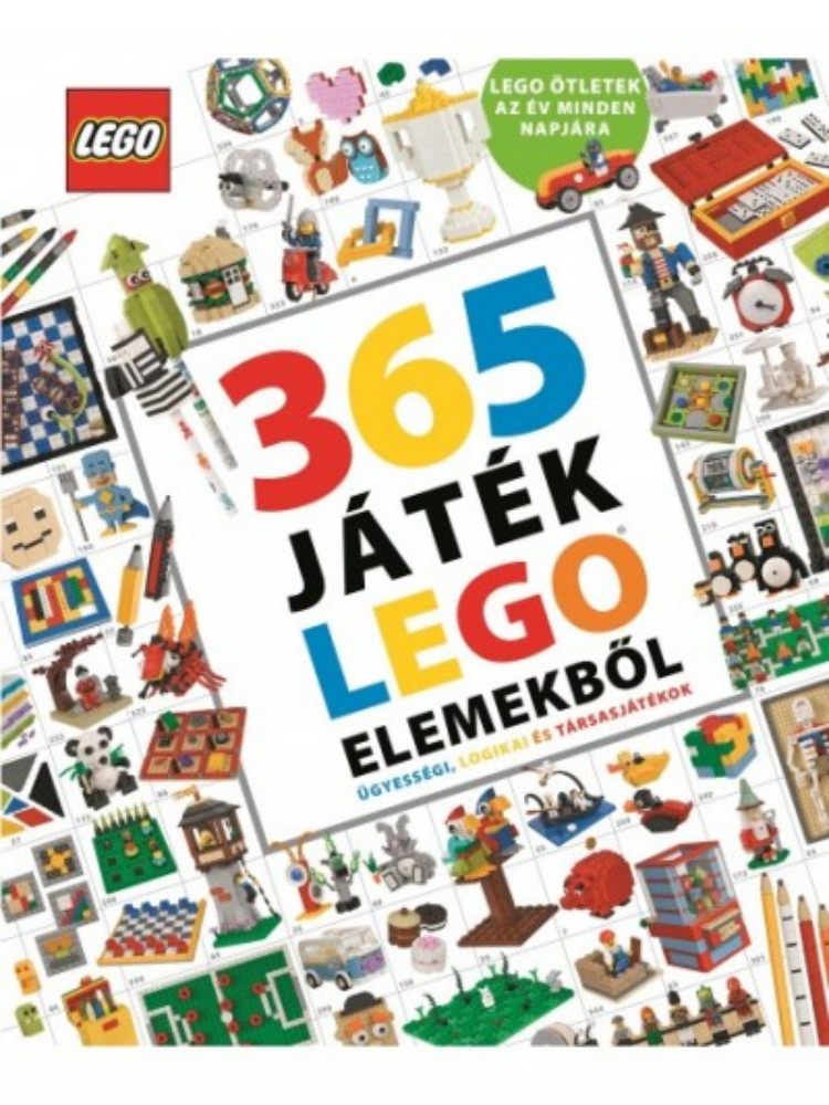 365 játék Lego elemekből - Ügyességi, logikai és társasjátékok