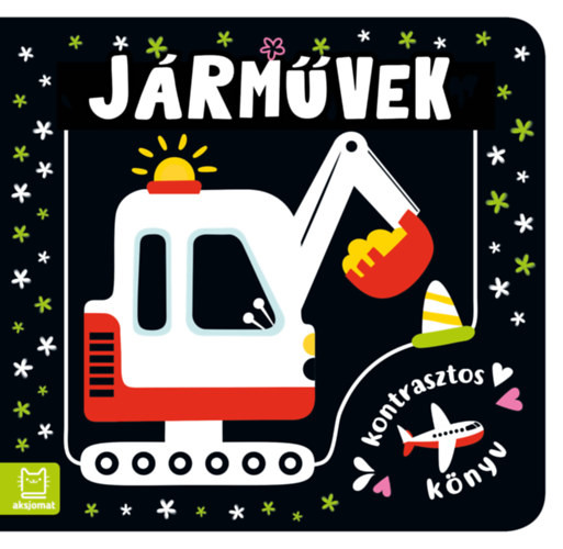 Kontrasztos könyv - Járművek - Agnieszka Bator Kontrasztos könyv - Járművek - Agnieszka Bator